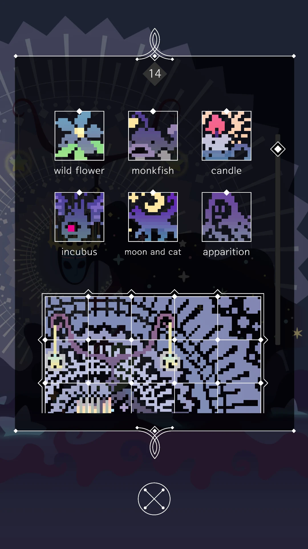 Luna Memories (nonogram) screenshot